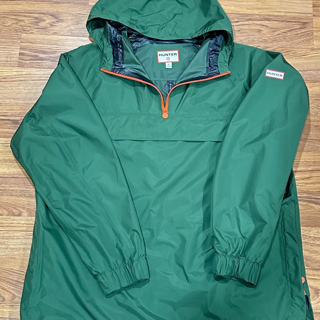 Hunter X Target Green Rain Jacket